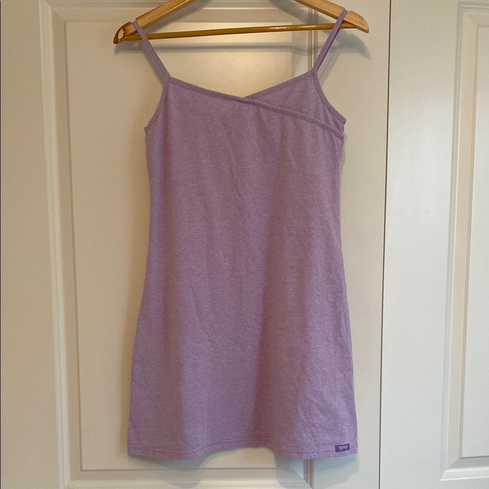 Esprit Purple Spaghetti Strap Mini Dress